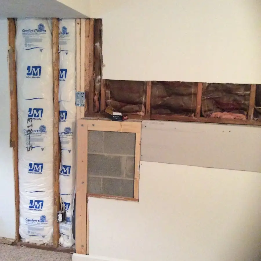 Wall insulation replacement during Contents Cleaning & Restoration in Grants Pass